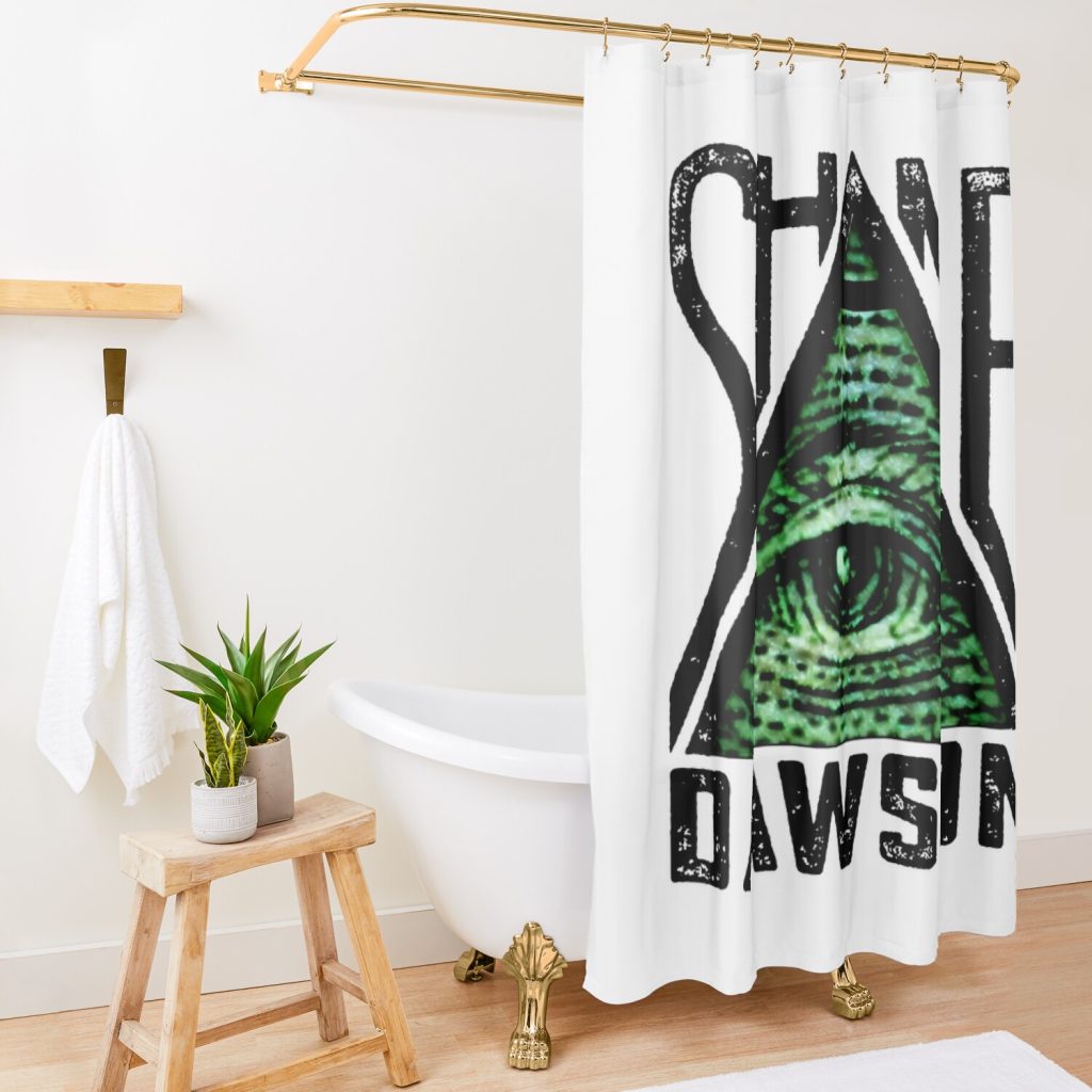 Shane Illumin White03 Shower Curtain Official Shane Dawson Merch