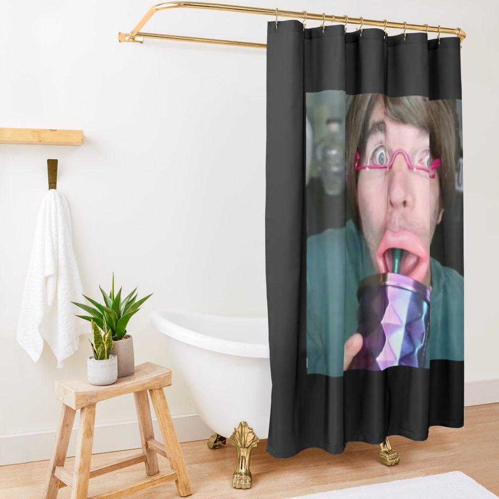 Fake Lips Shane Dawson Shower Curtain Official Shane Dawson Merch