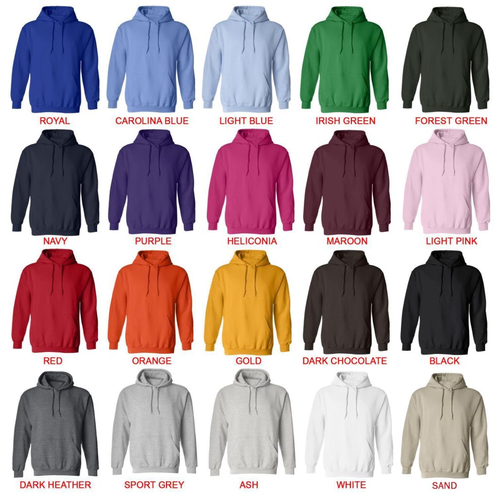 hoodie color chart - Shane Dawson Shop